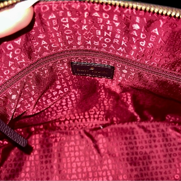 Kate Spade McCall Street Carli Satchel – Mahogany with Tassel - Picture 6 of 7